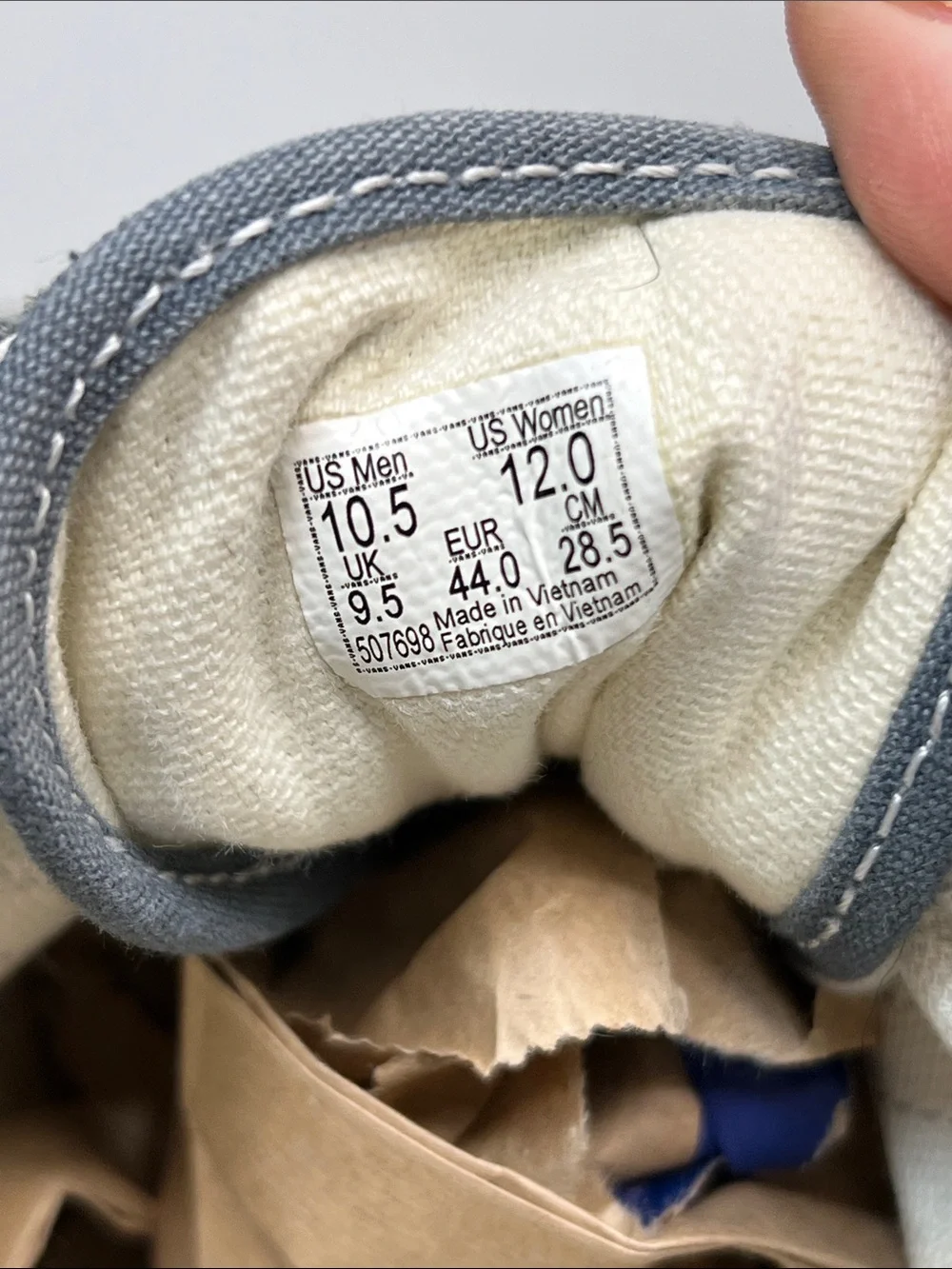 Vans Old Skool Gray Suede & Canvas Sneakers Men’s 10.5 Women’s 12